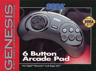 MEGA DRIVE - Video Game Accessories (GENESIS版 6 Button Arcaade Pad [MK-1653])