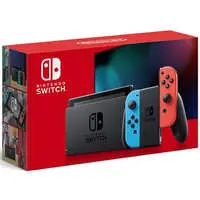 Nintendo Switch - Video Game Console (Nintendo Switch本体/Joy-Con(L) ネオンブルー/(R) ネオンレッド[2019年8月モデル](状態：セーフティガイド欠品))