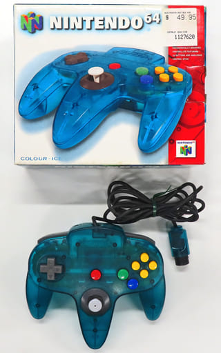 NINTENDO64 - Video Game Accessories - Game Controller (英語版 コントローラブロス(アイスブルー))