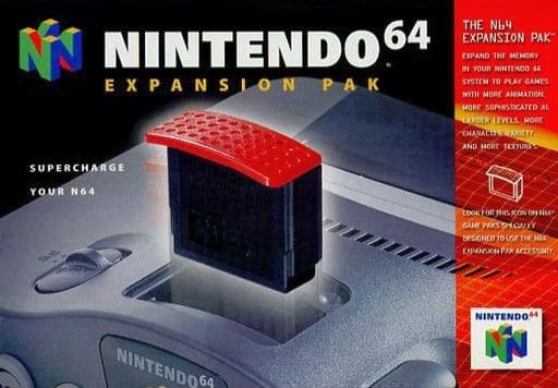 NINTENDO64 - Video Game Accessories (海外版 NINTENDO64 EXPANSION PAK)