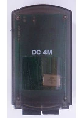 Dreamcast - Video Game Accessories (DC 4Mメモリー スケルトンブラック)