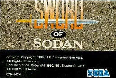 MEGA DRIVE - Sword of Sodan