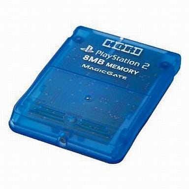 PlayStation 2 - Memory Card - Video Game Accessories (Playstation2専用 光るメモリーカード(8MB) クリアブルー)