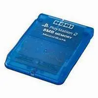 PlayStation 2 - Memory Card - Video Game Accessories (Playstation2専用 光るメモリーカード(8MB) クリアブルー)