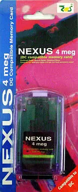 Dreamcast - Video Game Accessories - Memory Card (NEXUS 4meg(DC compatible memory card))