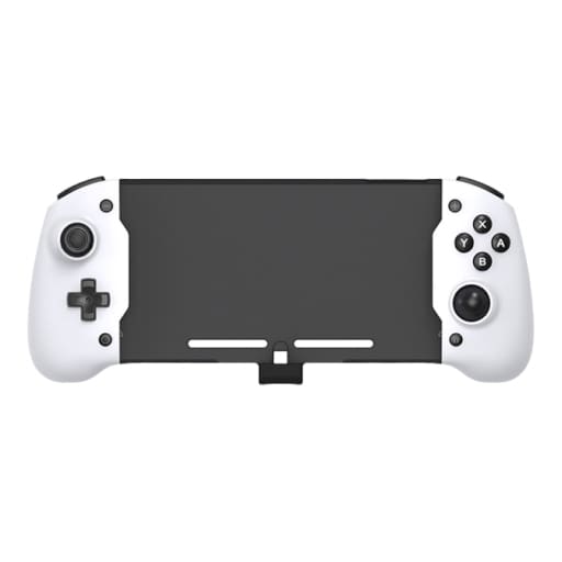 Nintendo Switch - Video Game Accessories (DOBE Switch OLED Push-in handle(ホワイト)(状態：取付用ガイドパーツ欠品))