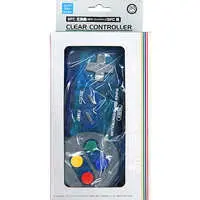 SUPER Famicom - Video Game Accessories (SFC互換機/SFC用 クリアコントローラ (クリアブルー))