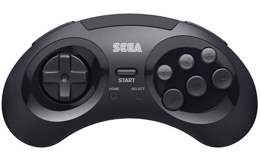 MEGA DRIVE - Video Game Accessories (TGAUS SEGA Genesis Wirelesss メガドライブコントローラ 8ボタン ブラック)
