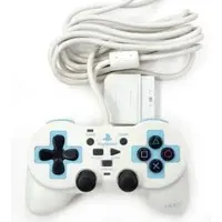 PlayStation 2 - Game Controller - Video Game Accessories (PlayStation2 専用小型アナログコントローラ LiLiCON アクア×ホワイト)