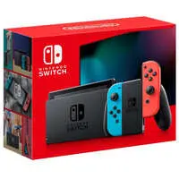 Nintendo Switch - Video Game Console (Nintendo Switch本体/Joy-Con(L) ネオンブルー/(R) ネオンレッド[2019年8月モデル](状態：箱(内箱含む)状態難))
