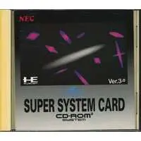 PC Engine - Video Game Accessories (スーパーシステムカード(Ver 3.0)(状態：ケース・カード状態難))