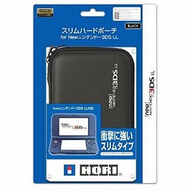 Nintendo 3DS - Video Game Accessories - Pouch (スリムハードポーチ ブラック(New3DSLL用))