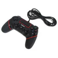 PlayStation 4 - Game Controller - Video Game Accessories (DOUBLESHOCK4 Wired Controller(レッドﾞライン)[PS-005])