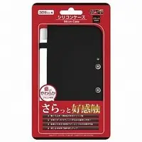 Nintendo 3DS - Video Game Accessories (シリコンケース 3DSLL ブラック)