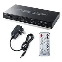 Video Game Accessories (サンワサプライ HDMIマトリックス切替器 (4K/30Hz対応/4入力2出力) [400-SW027])