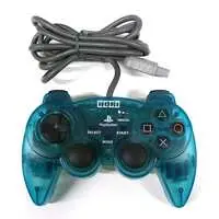 PlayStation - Game Controller - Video Game Accessories (アナログ振動パッド(オーシャンブルー))