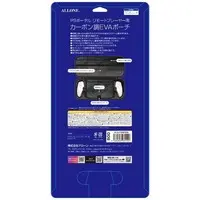 PlayStation 5 - Pouch - Video Game Accessories (PS Portal用 カーボン調EVAポーチBK＆BK)