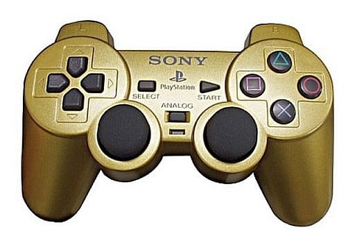 PlayStation 2 - Game Controller - Video Game Accessories (アナログコントローラー2(DUAL SHOCK2) ゴールド)