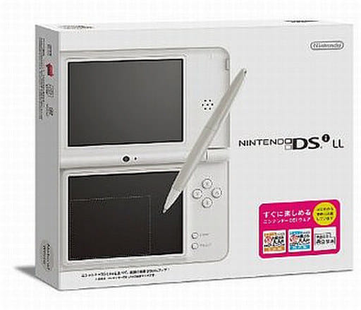 Nintendo DS - Video Game Console (ニンテンドーDSi LL本体 ナチュラルホワイト(状態：ACアダプター・タッチペン(大)欠品))