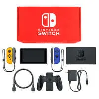 Nintendo Switch - Video Game Console (Nintendo Switch本体 カラーカスタマイズ [2019年8月モデル]/Joy-Con(L)ネオンオレンジ(R)ブルー/Joy-Conストラップ：ブラック(状態：箱(内箱含む)状態難))