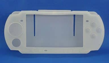 PlayStation Portable - Video Game Accessories (PSP-2000専用 保護プロテクタ『シリコンプロテクタP2(クリアホワイト)』)