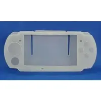 PlayStation Portable - Video Game Accessories (PSP-2000専用 保護プロテクタ『シリコンプロテクタP2(クリアホワイト)』)