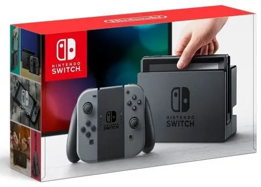 Nintendo Switch - Video Game Console (Nintendo Switch本体/Joy-Con(L)/(R) グレー(状態：内箱欠品))