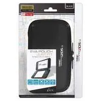 Nintendo 3DS - Video Game Accessories (EVA Pouch Just Fit ブラック (New2DSLL用))