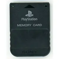 PlayStation - Memory Card - Video Game Accessories (メモリーカード・ブラック(英)(PS))