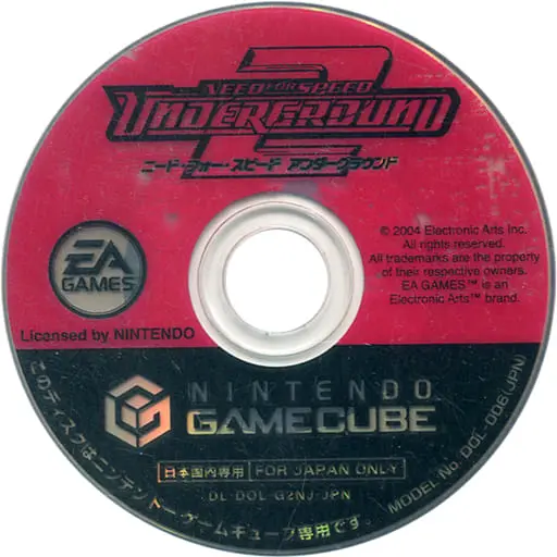 NINTENDO GAMECUBE - Need for Speed: Underground