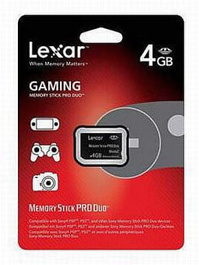 PlayStation Portable - Video Game Accessories - Memory Stick (メモリースティック(レキサー)4GB)