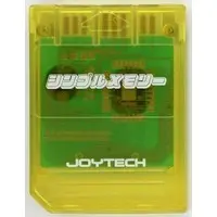 PlayStation - Video Game Accessories - Memory Card (シンプルメモリー 15 [JOYTECH](クリアイエロー))