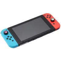 Nintendo Switch - Video Game Accessories (アナログスティックカバー ねこにゃん・黒 (Joy-Con用))