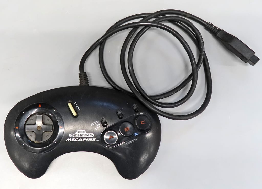 MEGA DRIVE - Game Controller - Video Game Accessories (SEGA GENESIS コントロールパッド MEGA FIRE)