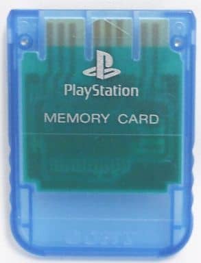 PlayStation - Memory Card - Video Game Accessories (メモリーカード・アイランドブルー(英)(PS))
