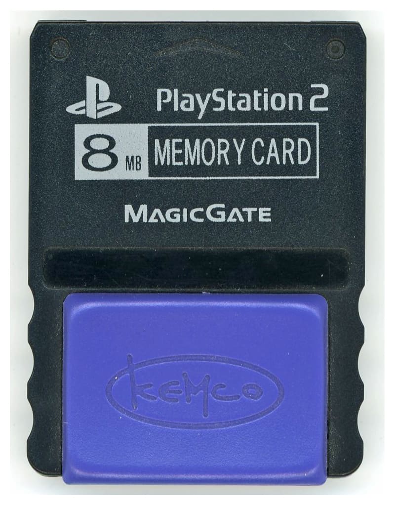 PlayStation 2 - Memory Card - Video Game Accessories (メモリーカード(8MB) for PS2(ブラック/ブルー))