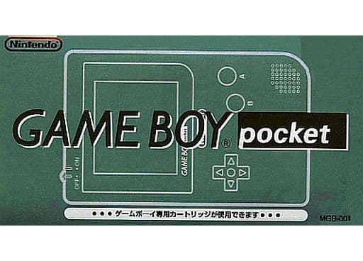 GAME BOY - GAME BOY pocket (ゲームボーイポケット本体 ブラック(状態：箱(内箱含む)状態難))