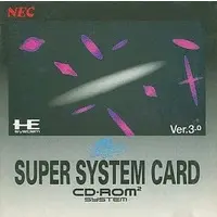 PC Engine - Video Game Accessories (スーパーシステムカード(Ver 3.0)(状態：ケース・説明書状態難))