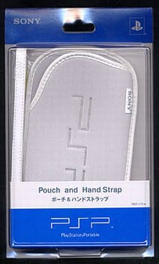 PlayStation Portable - Pouch - Video Game Accessories (ポーチ ＆ ハンドストラップ ホワイト)