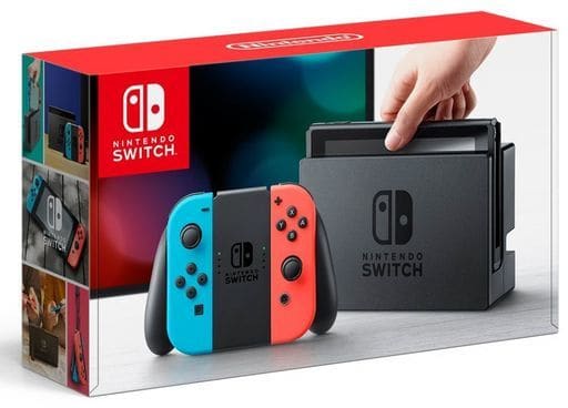 Nintendo Switch - Video Game Console (Nintendo Switch本体/Joy-Con(L) ネオンブルー/(R) ネオンレッド(状態：内箱欠品))