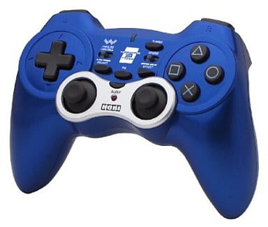 PlayStation 3 - Game Controller - Video Game Accessories (ホリパッド3 ターボワイヤレス (ブルー))