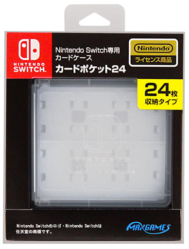 Nintendo Switch - Video Game Accessories - Case (カードポケット24 ホワイト (SWITCH用))