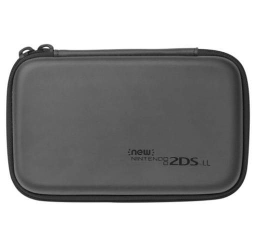 Nintendo 3DS - Video Game Accessories - Pouch (スリムハードポーチ ブラック×ブラック(New2DSLL用))