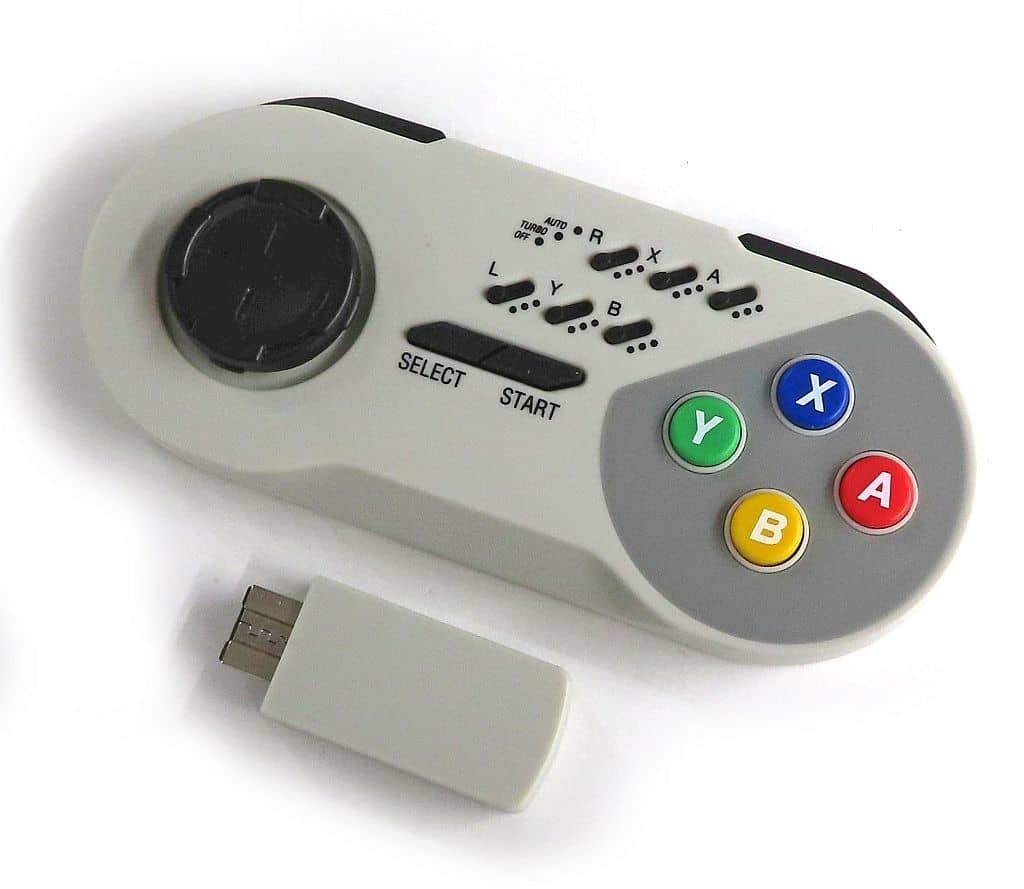 SUPER Famicom - Game Controller - Video Game Accessories (SPARKFOX Wireless Turbo Controller for SNES Classic Mini[W60N107])