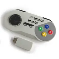 SUPER Famicom - Game Controller - Video Game Accessories (SPARKFOX Wireless Turbo Controller for SNES Classic Mini[W60N107])