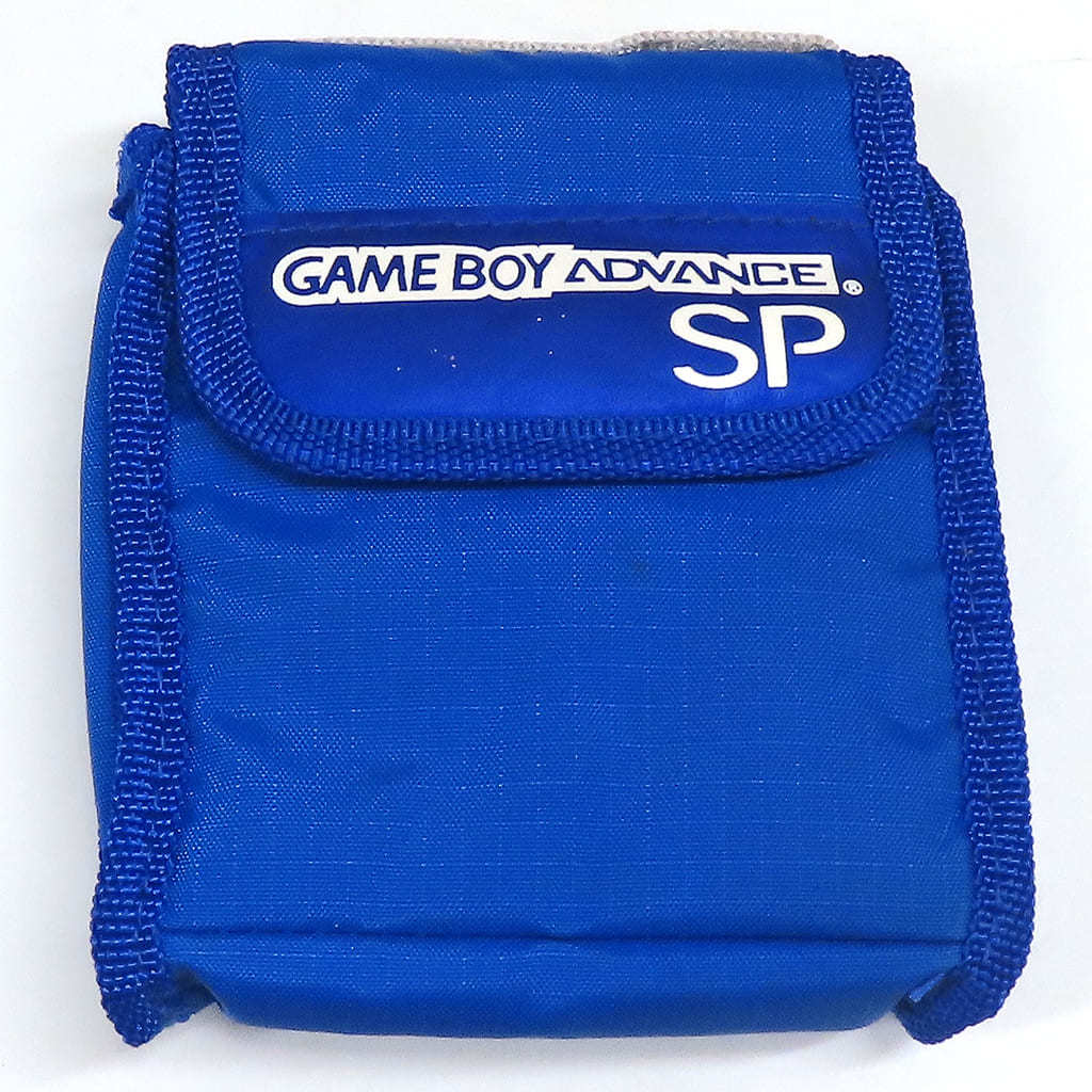 GAME BOY ADVANCE - Pouch - Video Game Accessories (GBASP用MiniポーチSP(ブルー)(状態：カラビナ欠品))