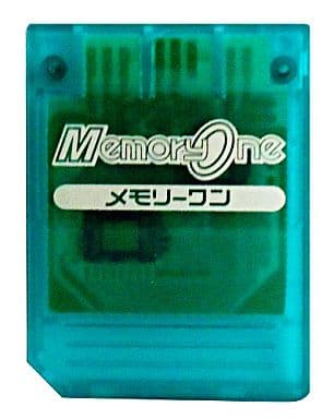 PlayStation - Memory Card - Video Game Accessories (メモリーワン クリアグリーン (15ブロックメモリーカード))