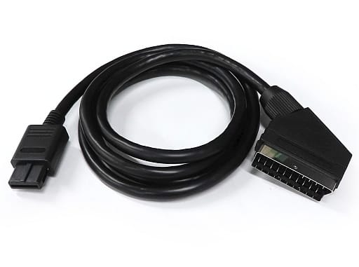 SUPER Famicom - Video Game Accessories - RGB cable (3A スーパーファミコン用RGBケーブル(1.5m)[3A-XRGB21-SFC])