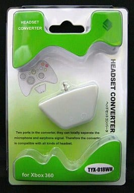 Xbox 360 - Headset - Video Game Accessories (ヘッドセットコンバータ[ホワイト])
