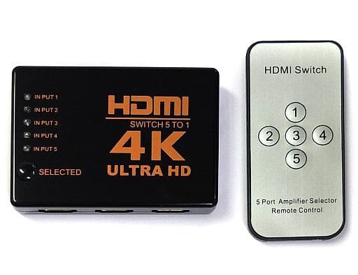 Video Game Accessories (4K対応 HDMIセレクター Switch 5 to 1)